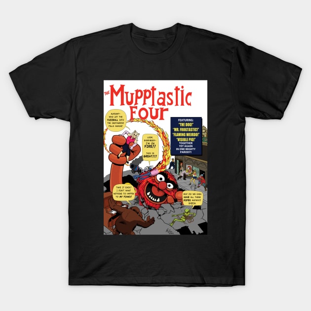 Mupptastic Four T-Shirt by ryankingart